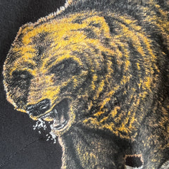 1980s Super Bizarre Mended Grizzly Bear Sweatshirt by FOTL