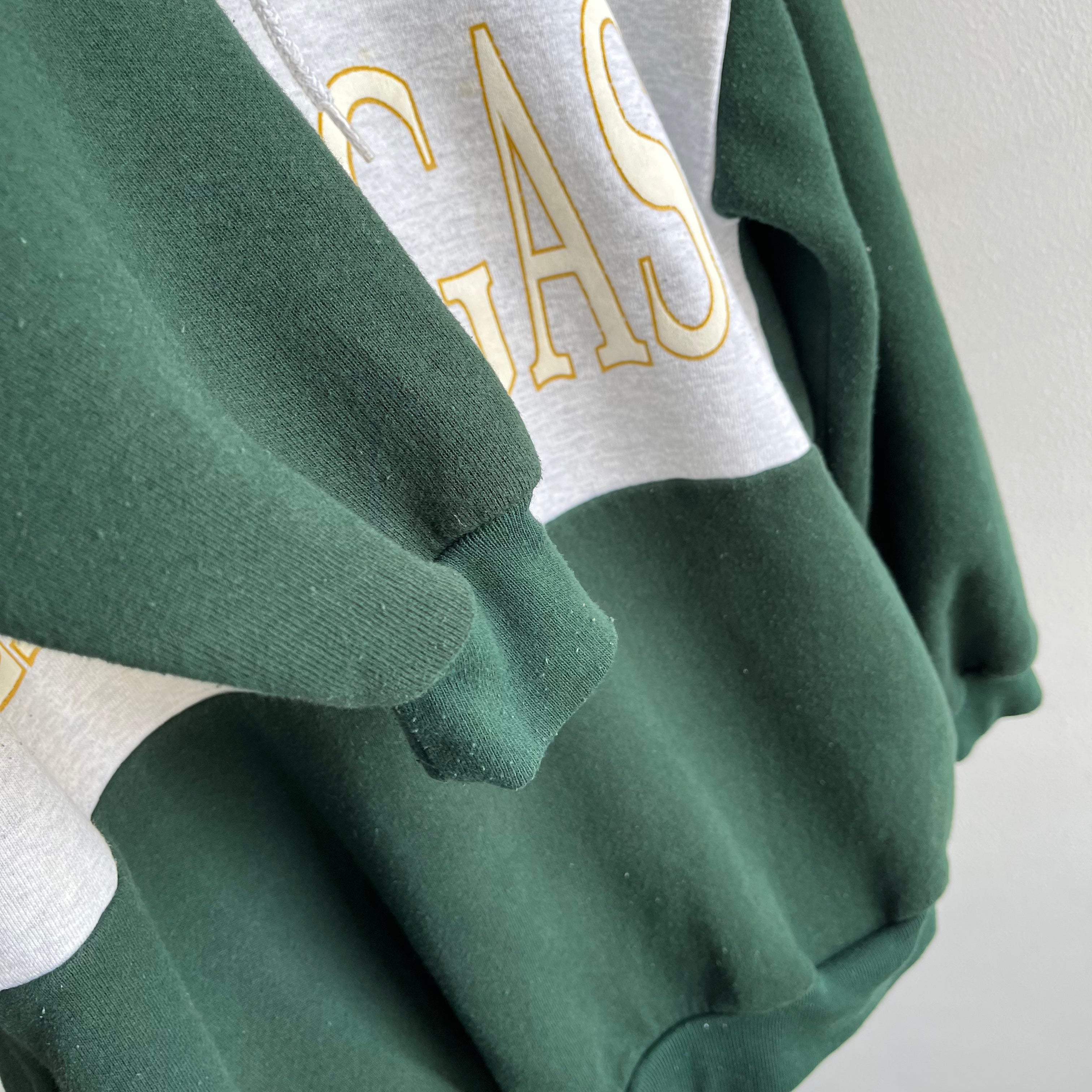 1980/90s Las Vegas Color Block Hoodie