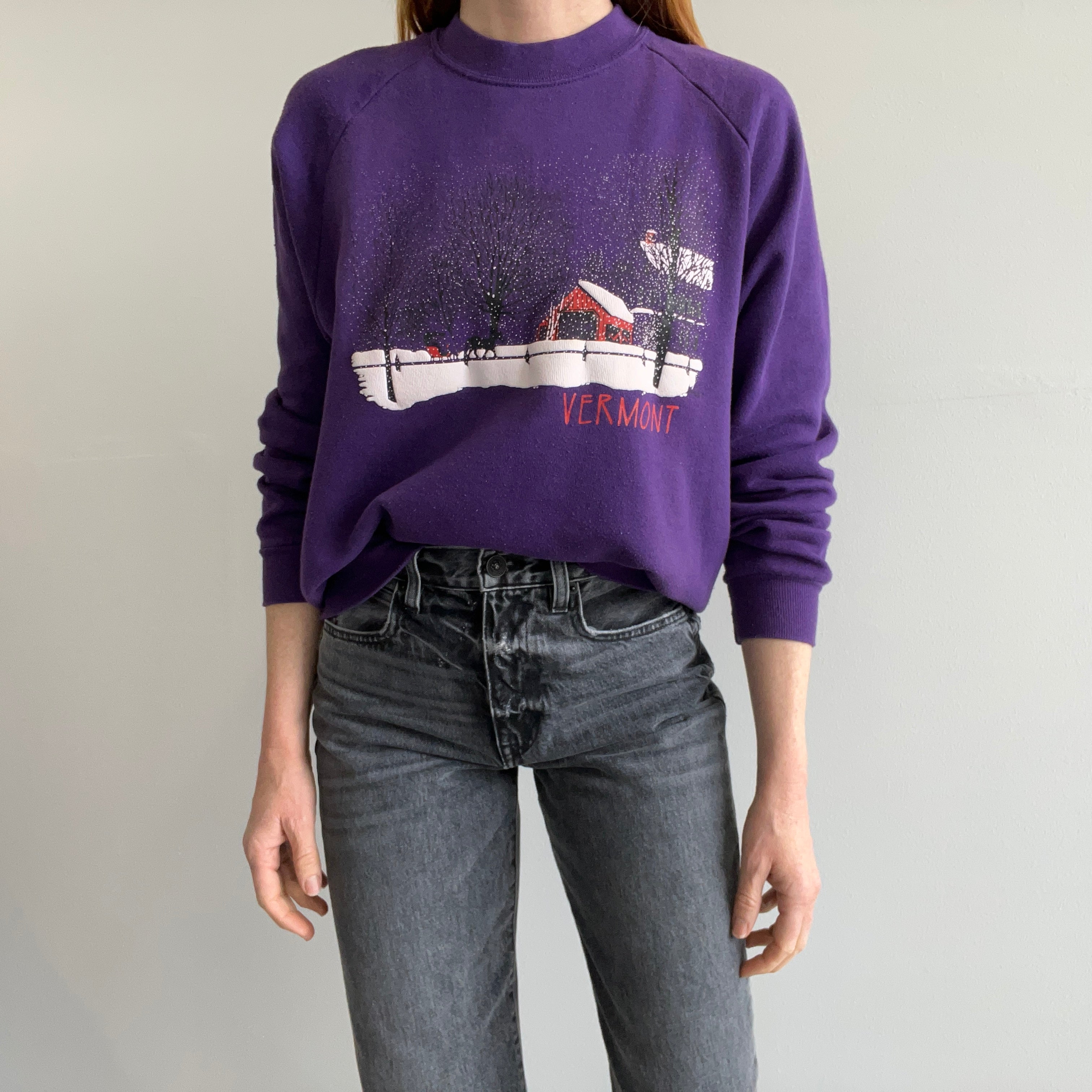 1980s Vermont Winterscape Sweatshirt