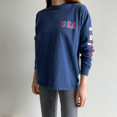 1980s USA Long Sleeve Cotton T-Shirt