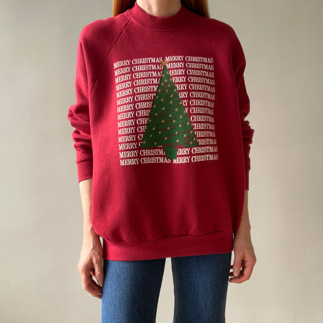 1990s Merry Christmas Sweatshirt by FOTL