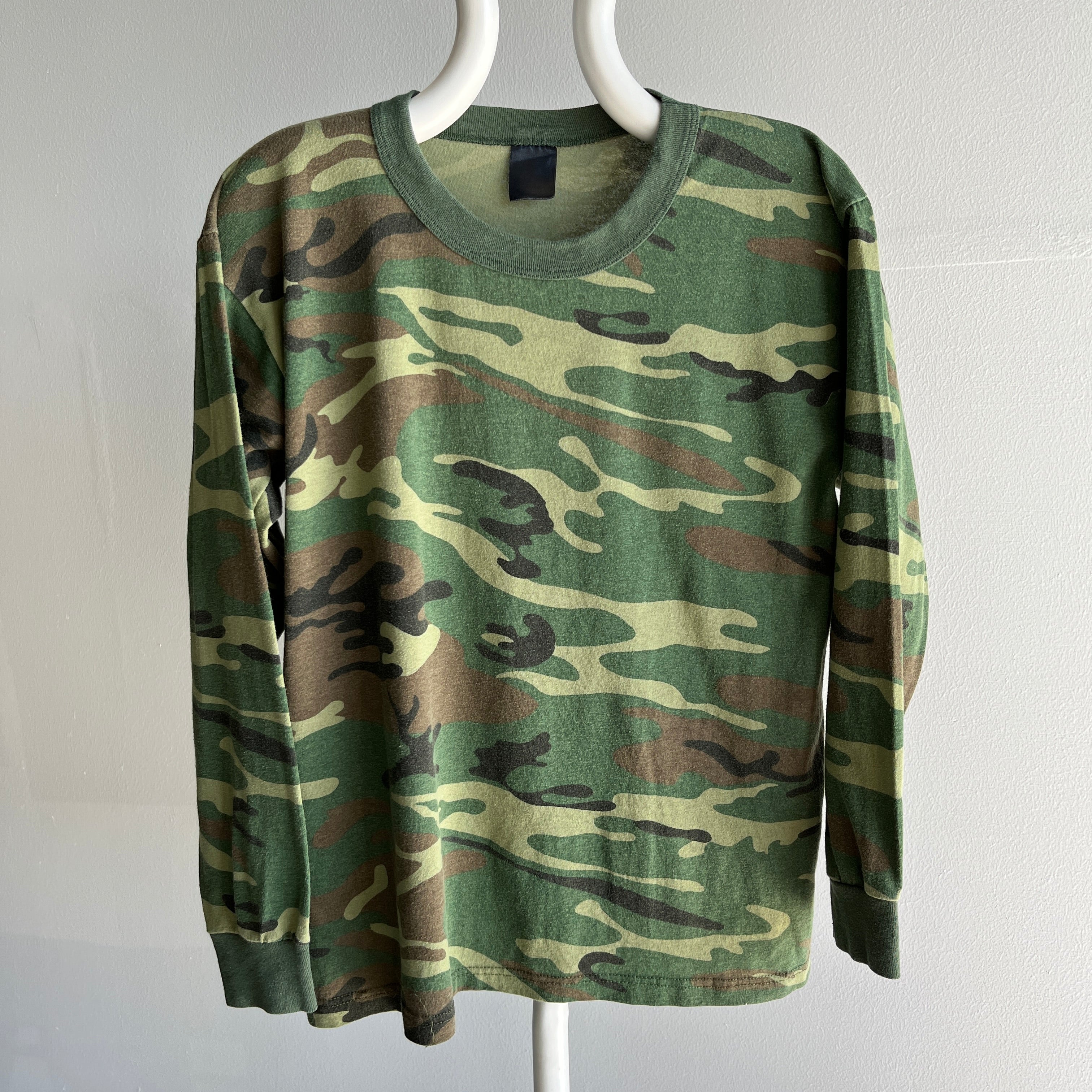 1980s Camo Long Sleeve Shirt