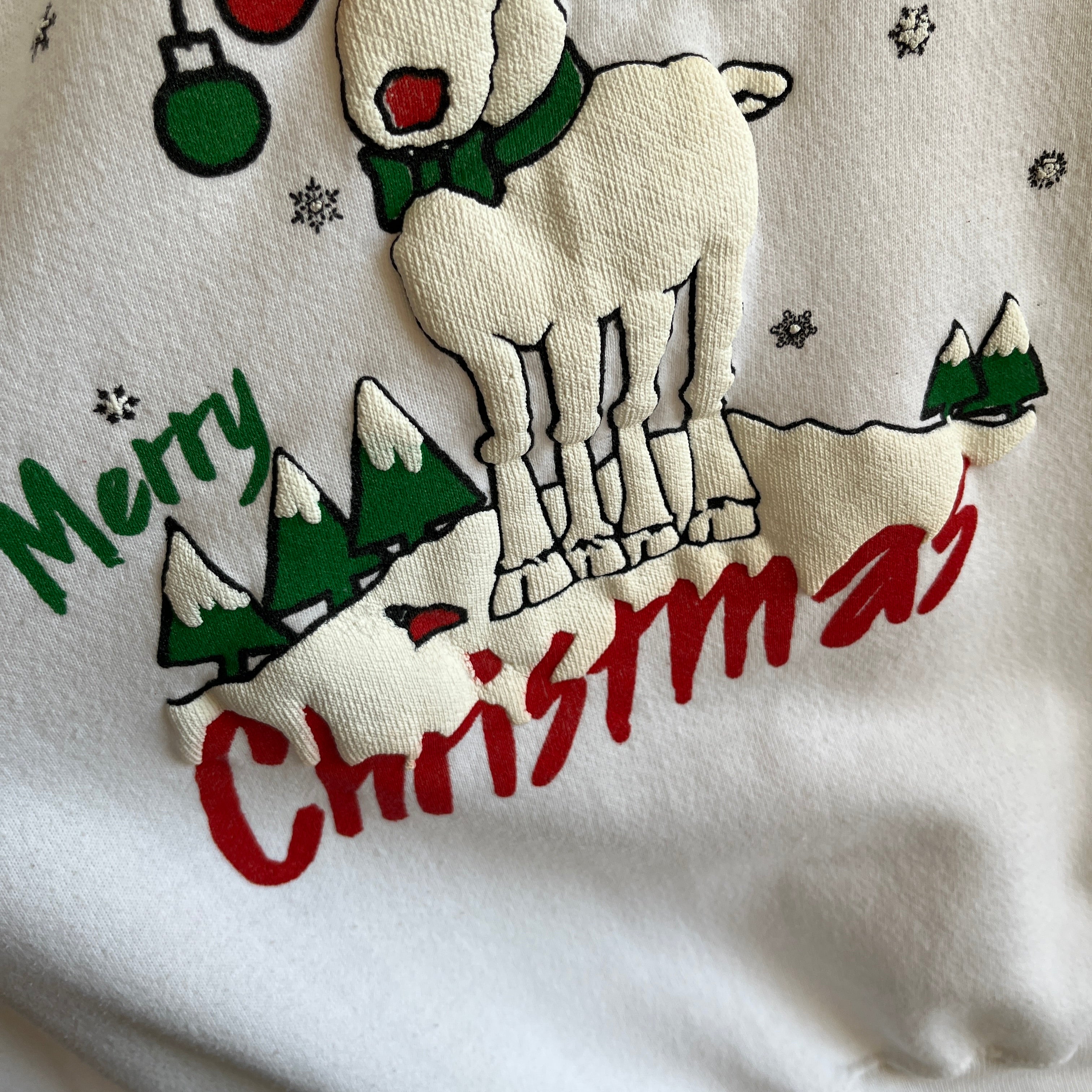 1980s Merry Christmas Sweatshirt