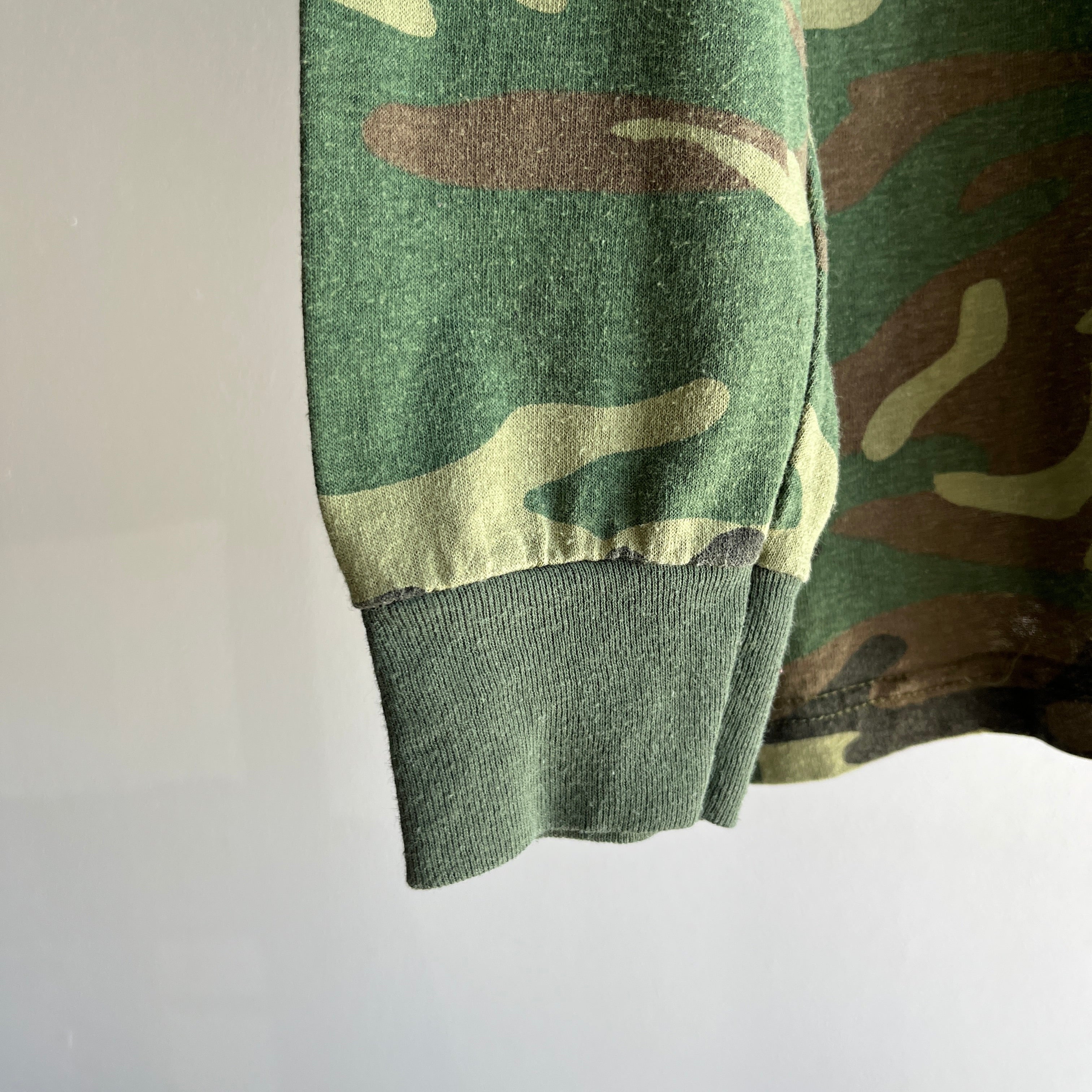 1980s Camo Long Sleeve Shirt