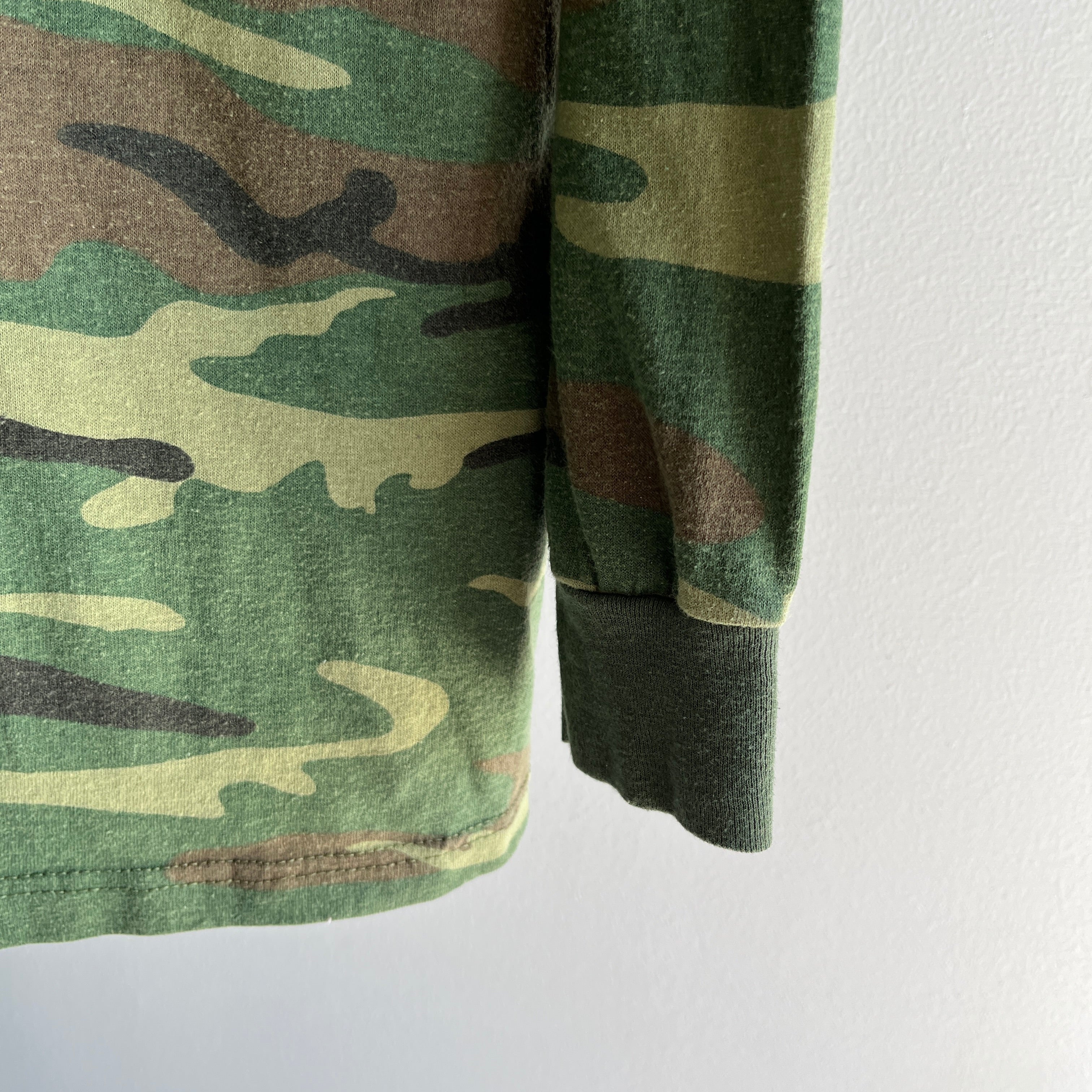 1980s Camo Long Sleeve Shirt