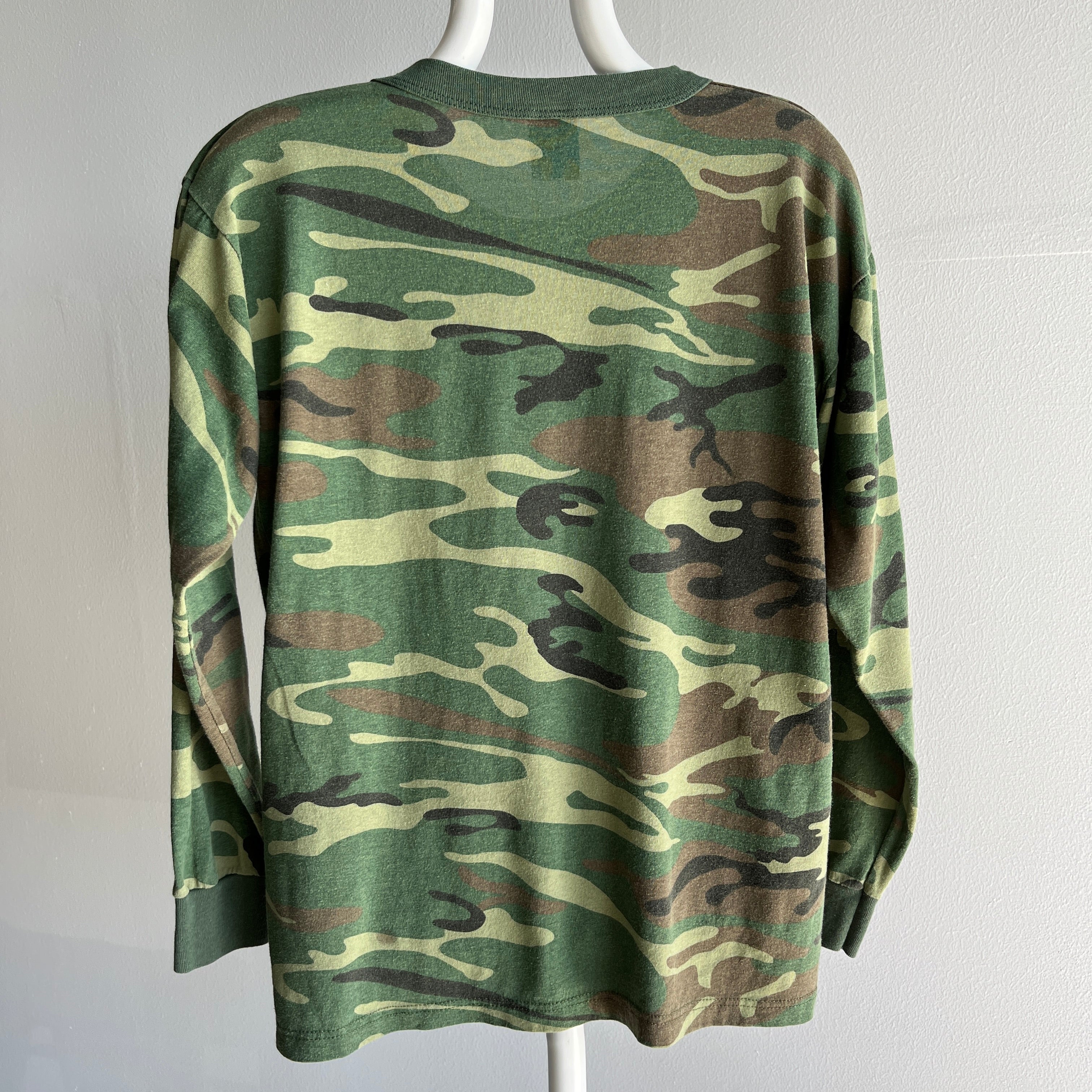 1980s Camo Long Sleeve Shirt