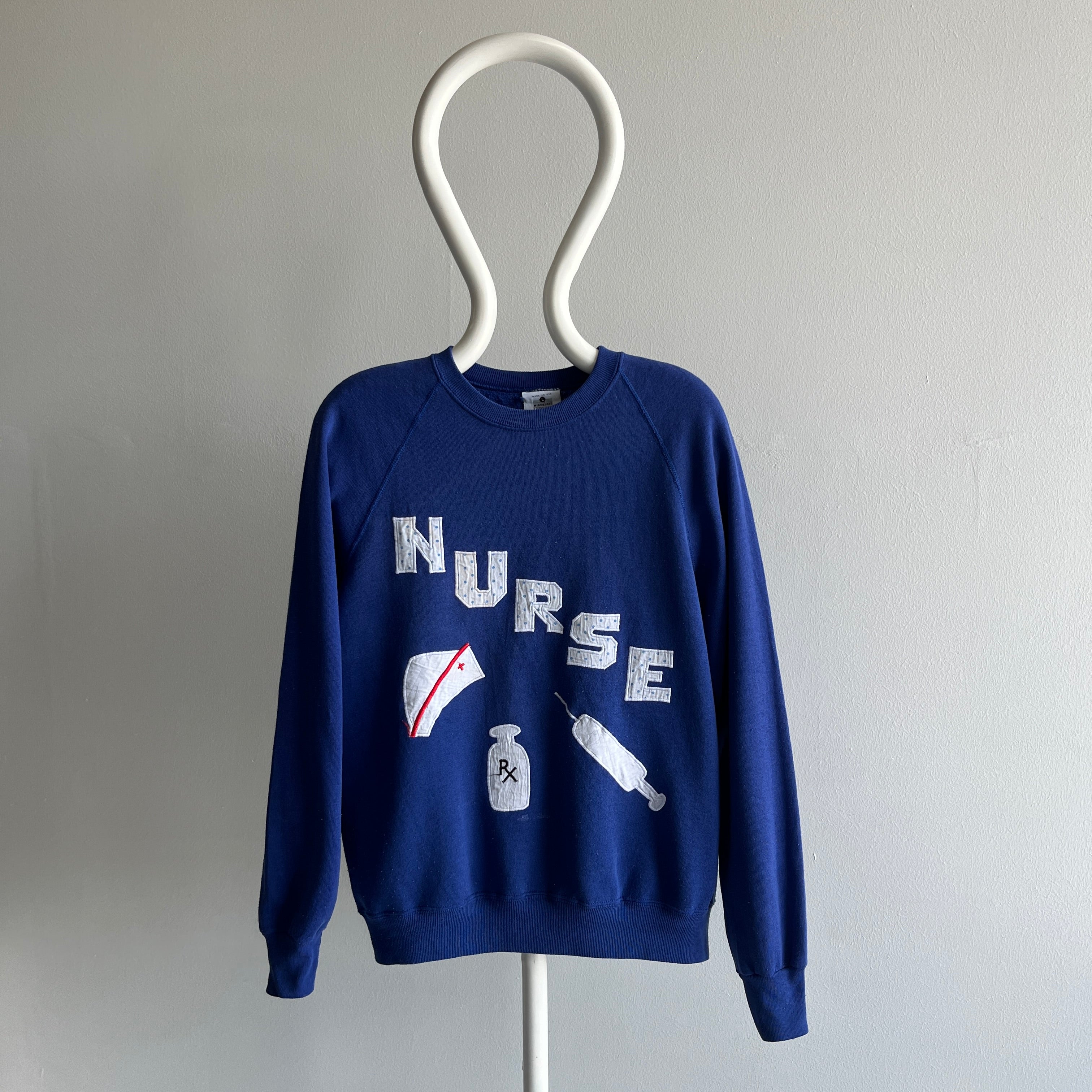 1980s DIY Nurse Sweatshirt - Oh My