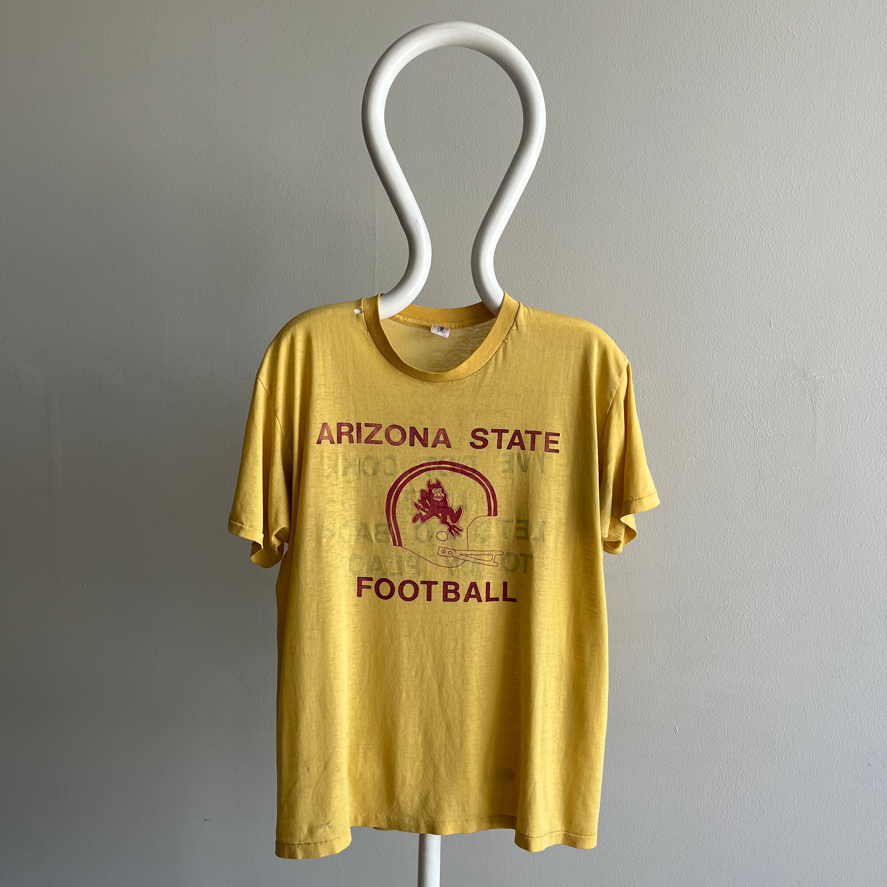 1970s ASU Secret Message Destroyed Beyond T-Shirt - EPIC!!!