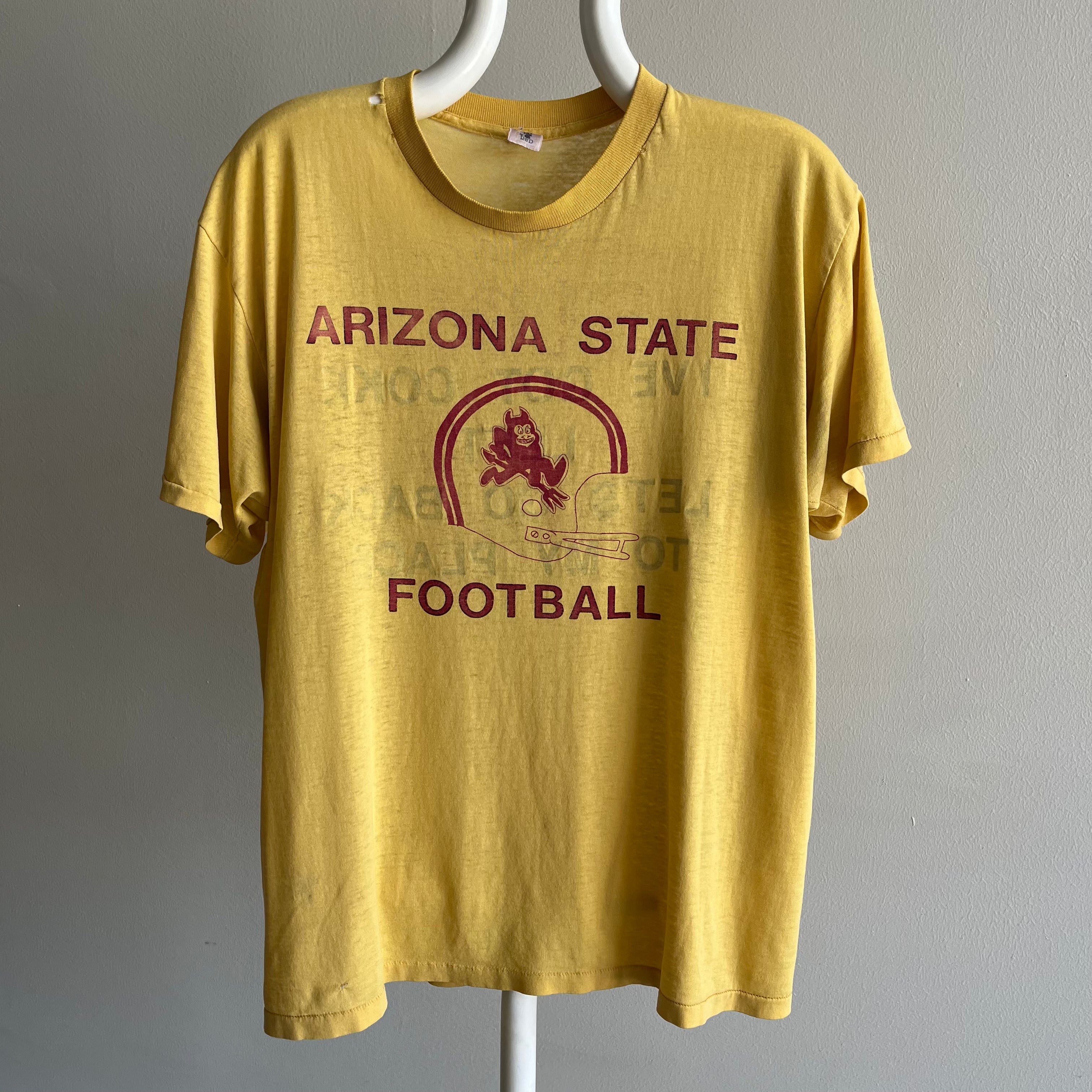 1970s ASU Secret Message Destroyed Beyond T-Shirt - EPIC!!!