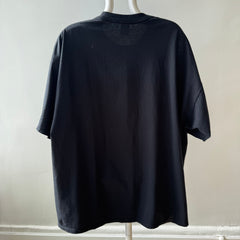 1980/90s 3XL Sun Faded Blank Black T-Shirt