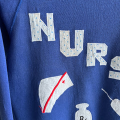 1980s DIY Nurse Sweatshirt - Oh My