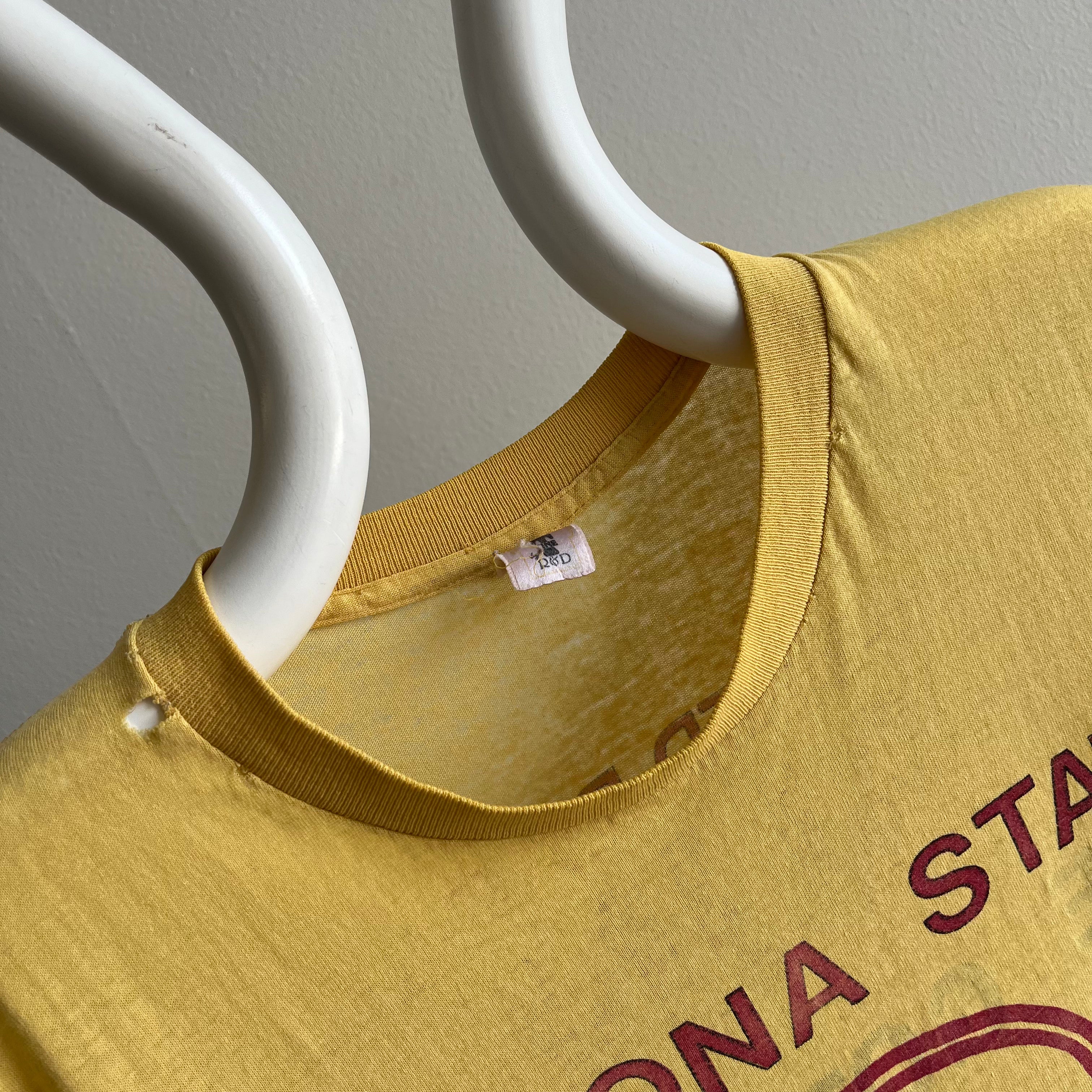 1970s ASU Secret Message Destroyed Beyond T-Shirt - EPIC!!!