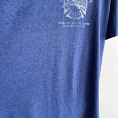 1980/90s Naval AIr Fire Station 50/50 T-Shirt