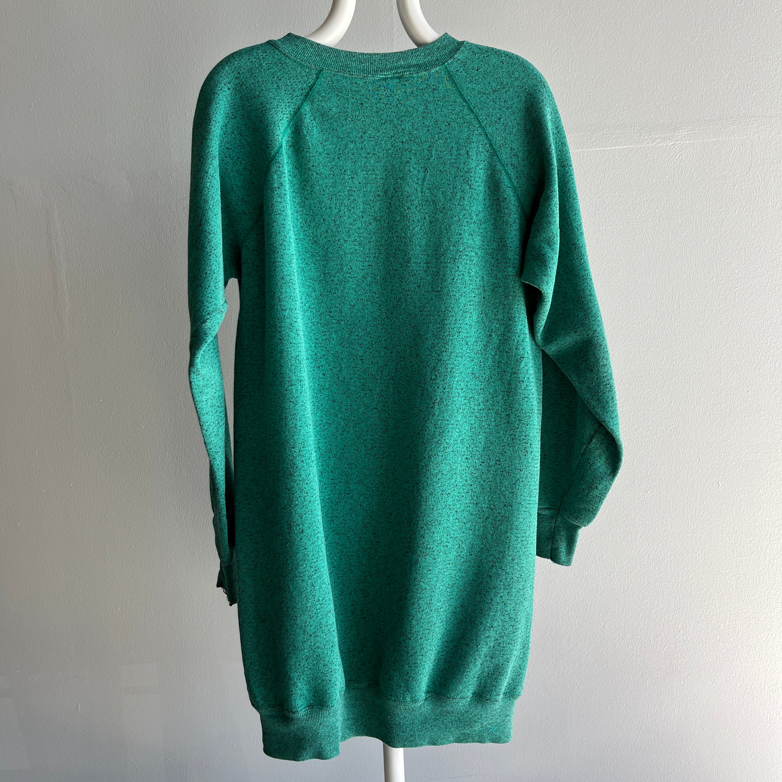 1980s  Mint N Chip Sweatshirt Dress by Pannill - OMG!