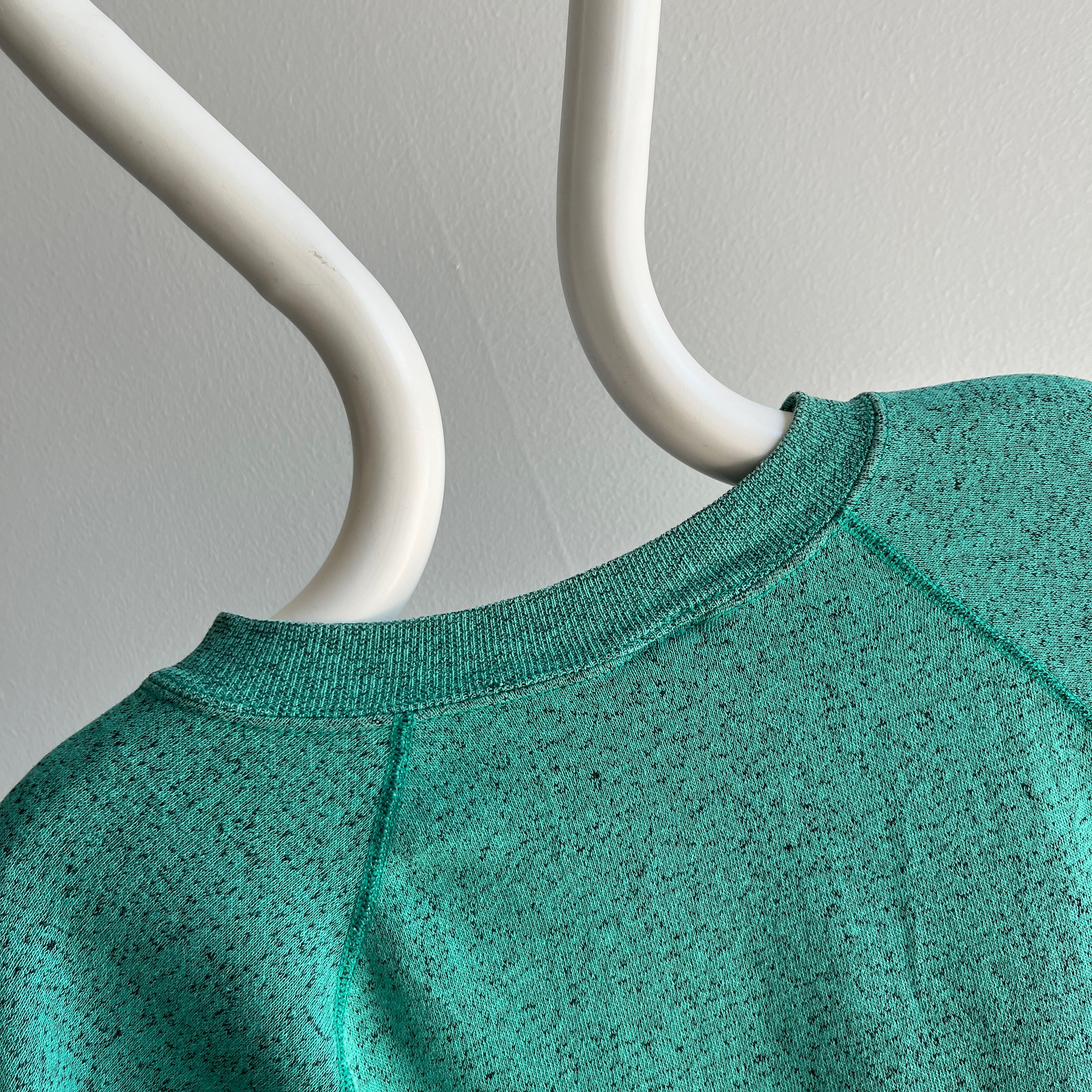 1980s  Mint N Chip Sweatshirt Dress by Pannill - OMG!