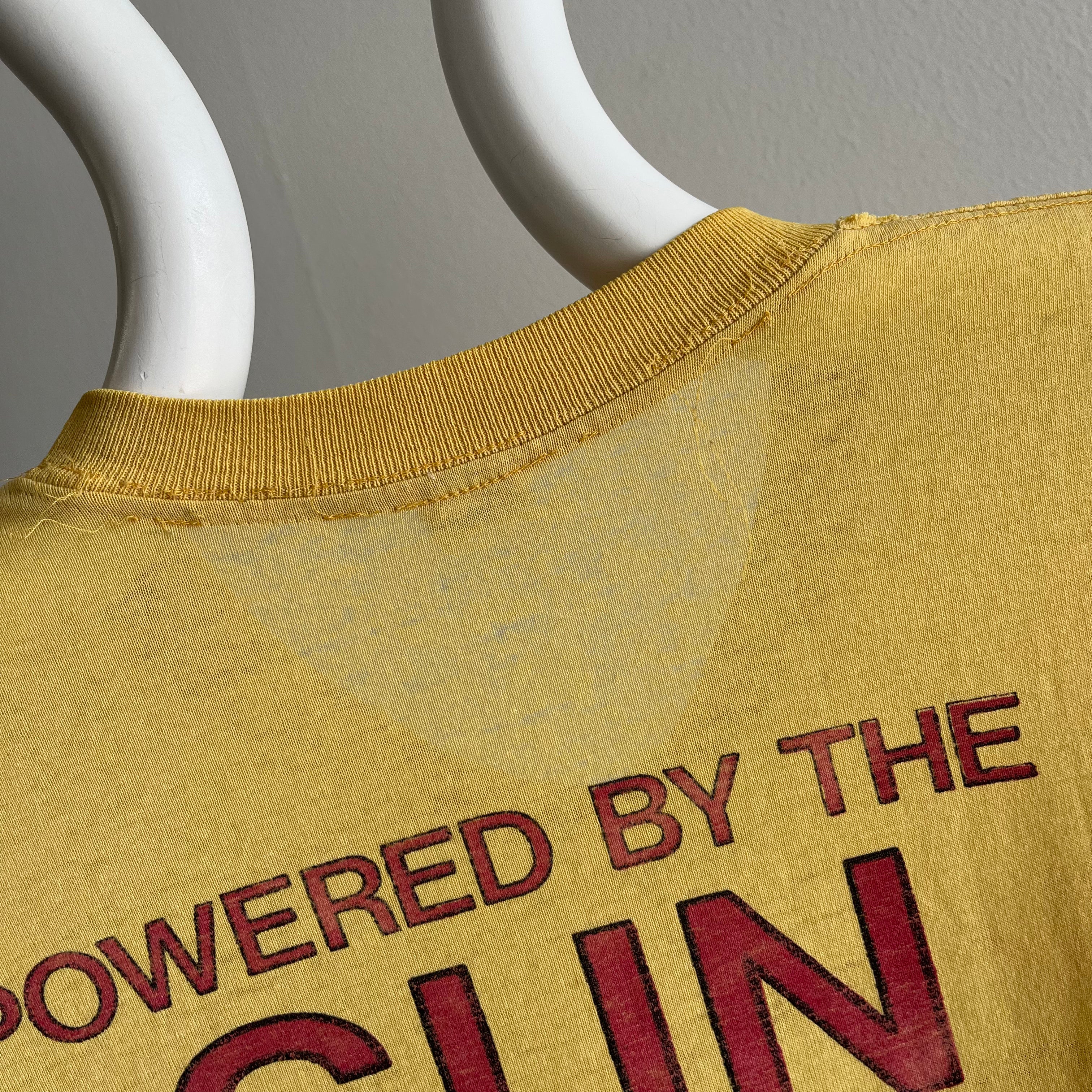 1970s ASU Secret Message Destroyed Beyond T-Shirt - EPIC!!!