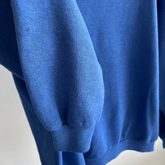 1990s Blank Blue Sweatshirt with Dreamy Arms