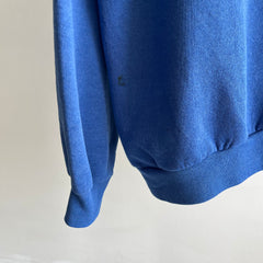 1990s Blank Blue Sweatshirt with Dreamy Arms