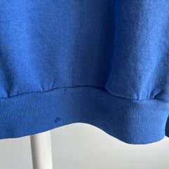 1990s Blank Blue Sweatshirt with Dreamy Arms