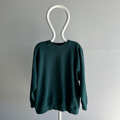 1990s Blank Hunter/Forest Green Sweatshirt