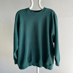 1990s Blank Hunter/Forest Green Sweatshirt