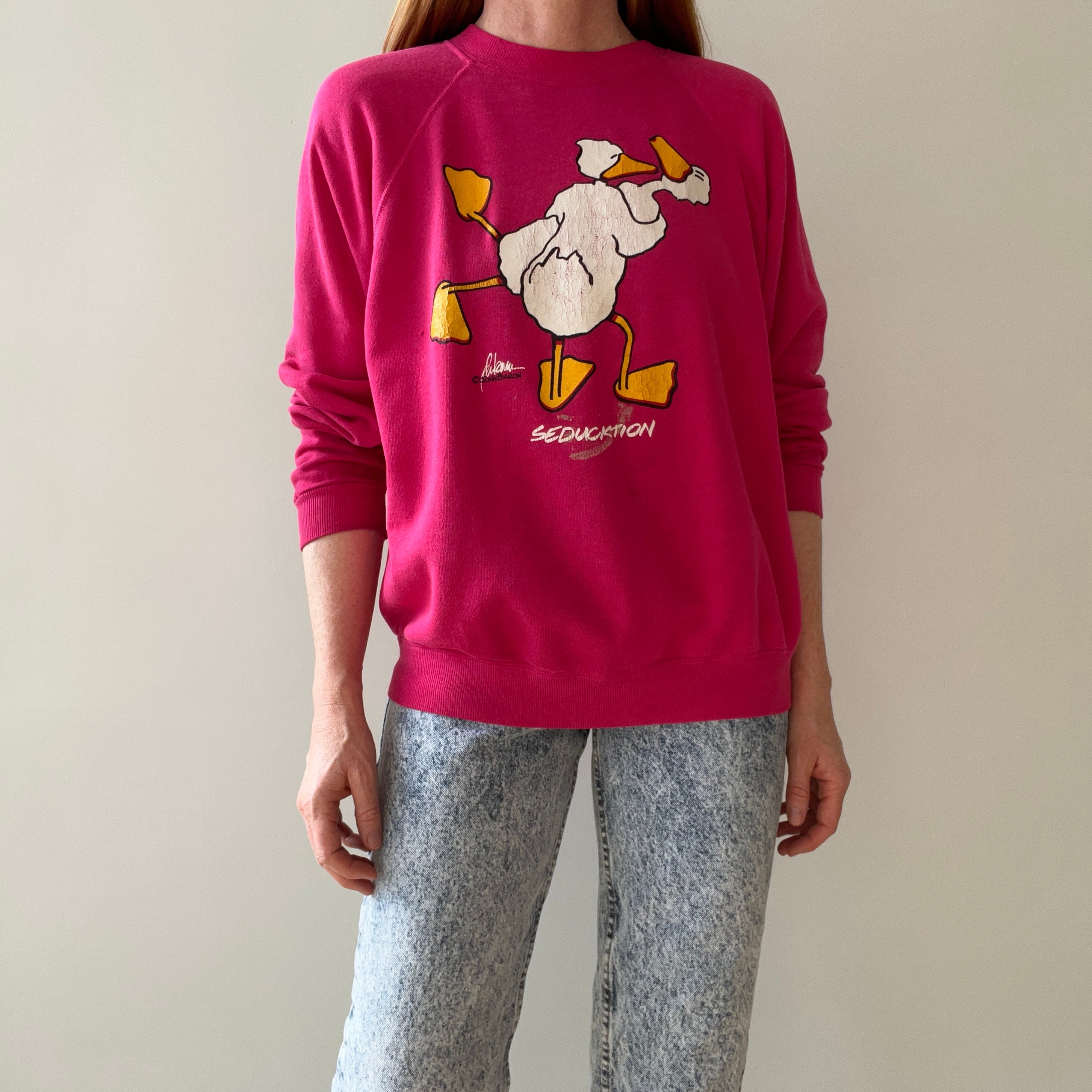 1980/90s Se(Duck)tion Sweatshirt - WOWOWOWOWOWOW