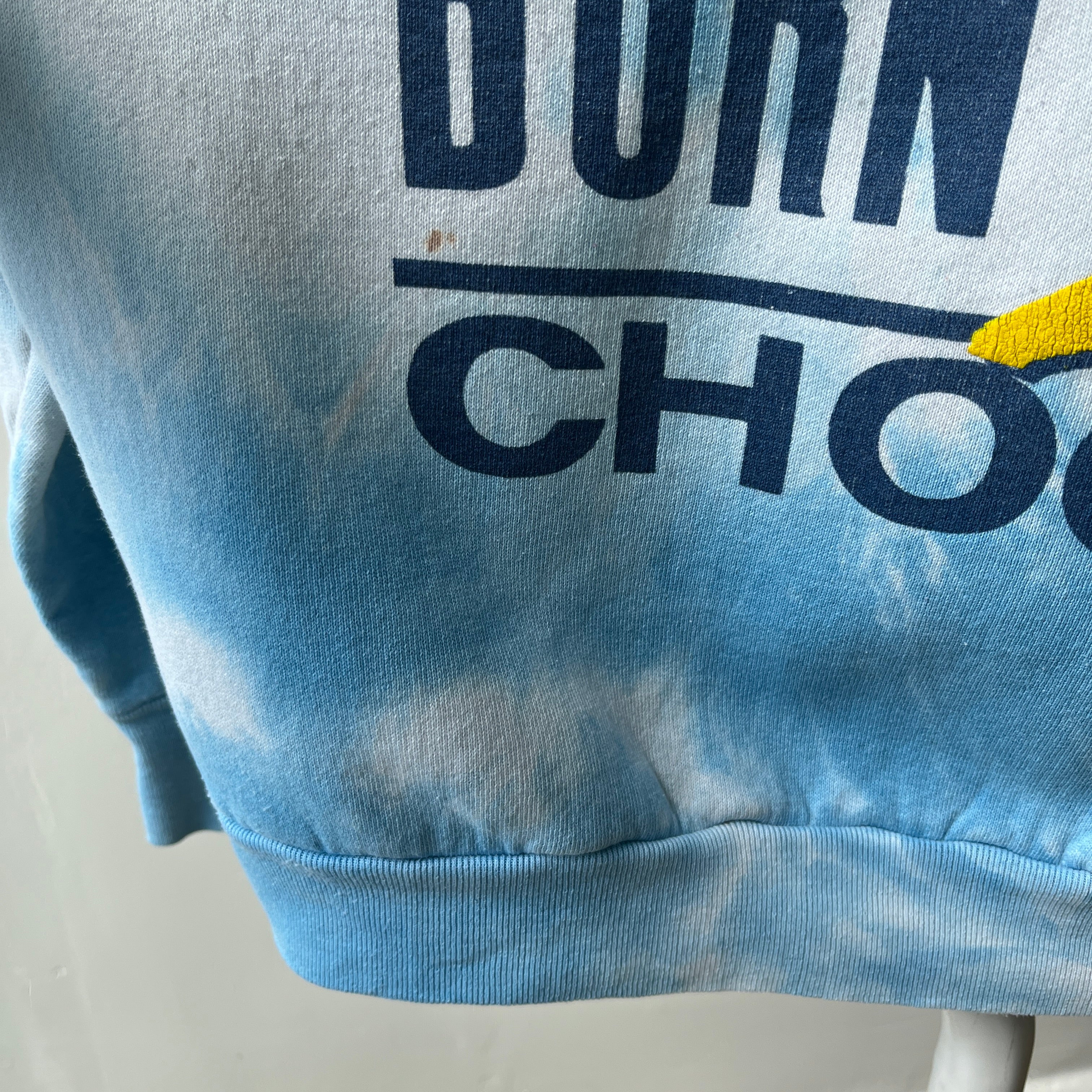 1980/90s Born to Choose Swim Sweatshirt - Backside !!!