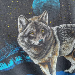 1989 Pennsylvania Cut Sleeve Wolf Warm Up Sweatshirt