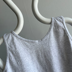 1980s St. Thomas Cropped Tank Top - Cotton. USA Made