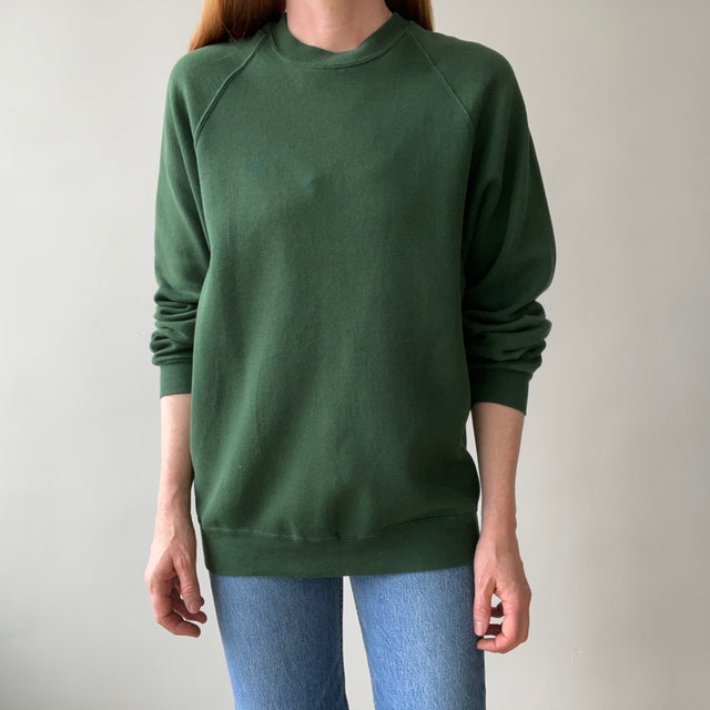00s Heavy Weight Blank Black Sweatshirt par FOTL - Structuré