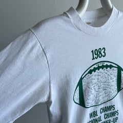 1983 Celina Bulldogs WBL Championships Long Sleeve T-Shirt - THE BACKSIDE!!!!