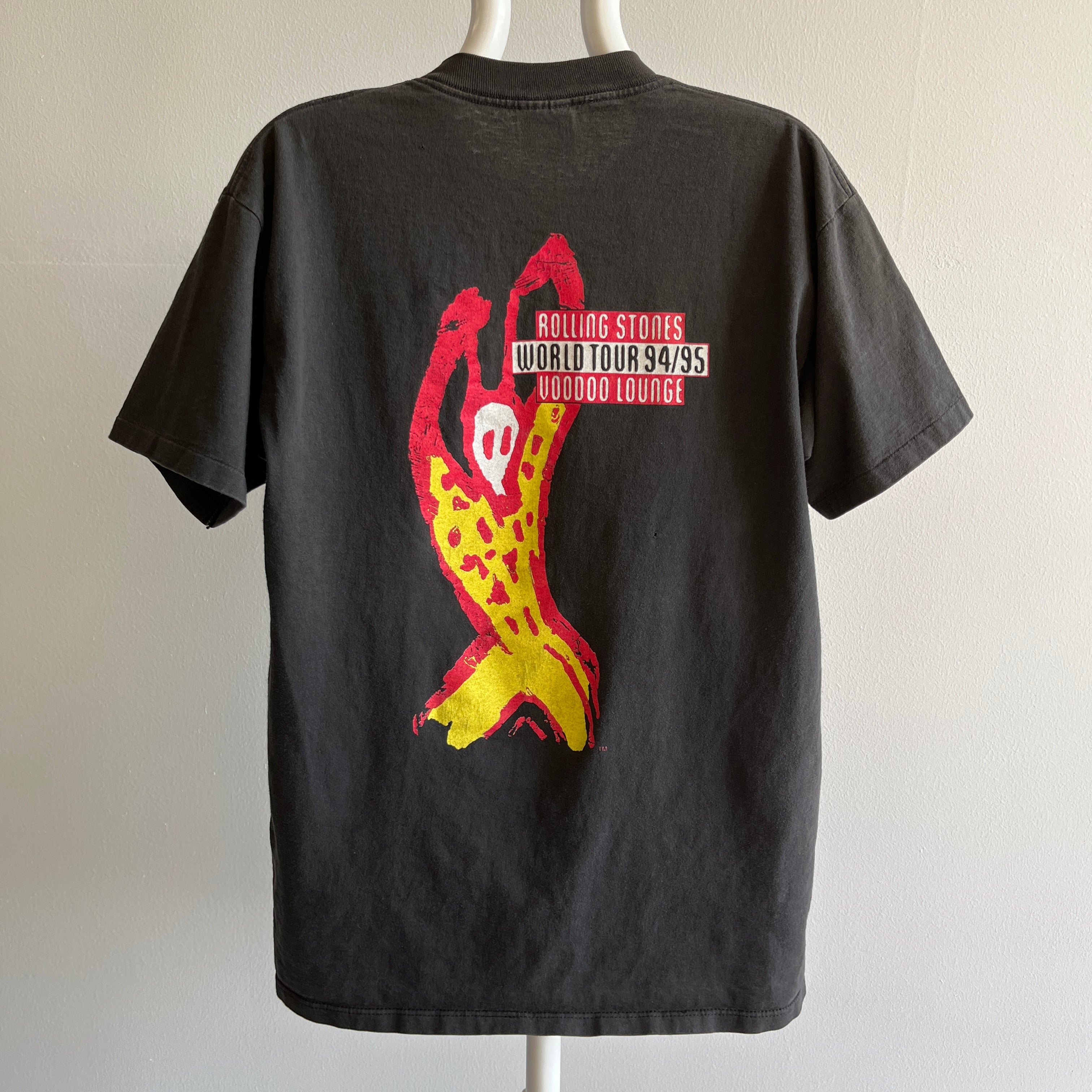 1994 Rolling Stones World Tour Voodoo Lounge Front and Back T-Shirt