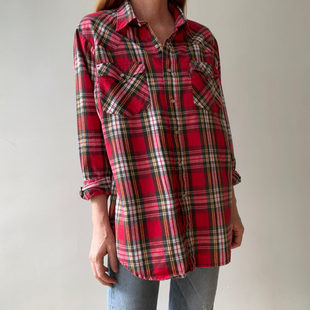 1990s Levis Pearl Snap Flannel