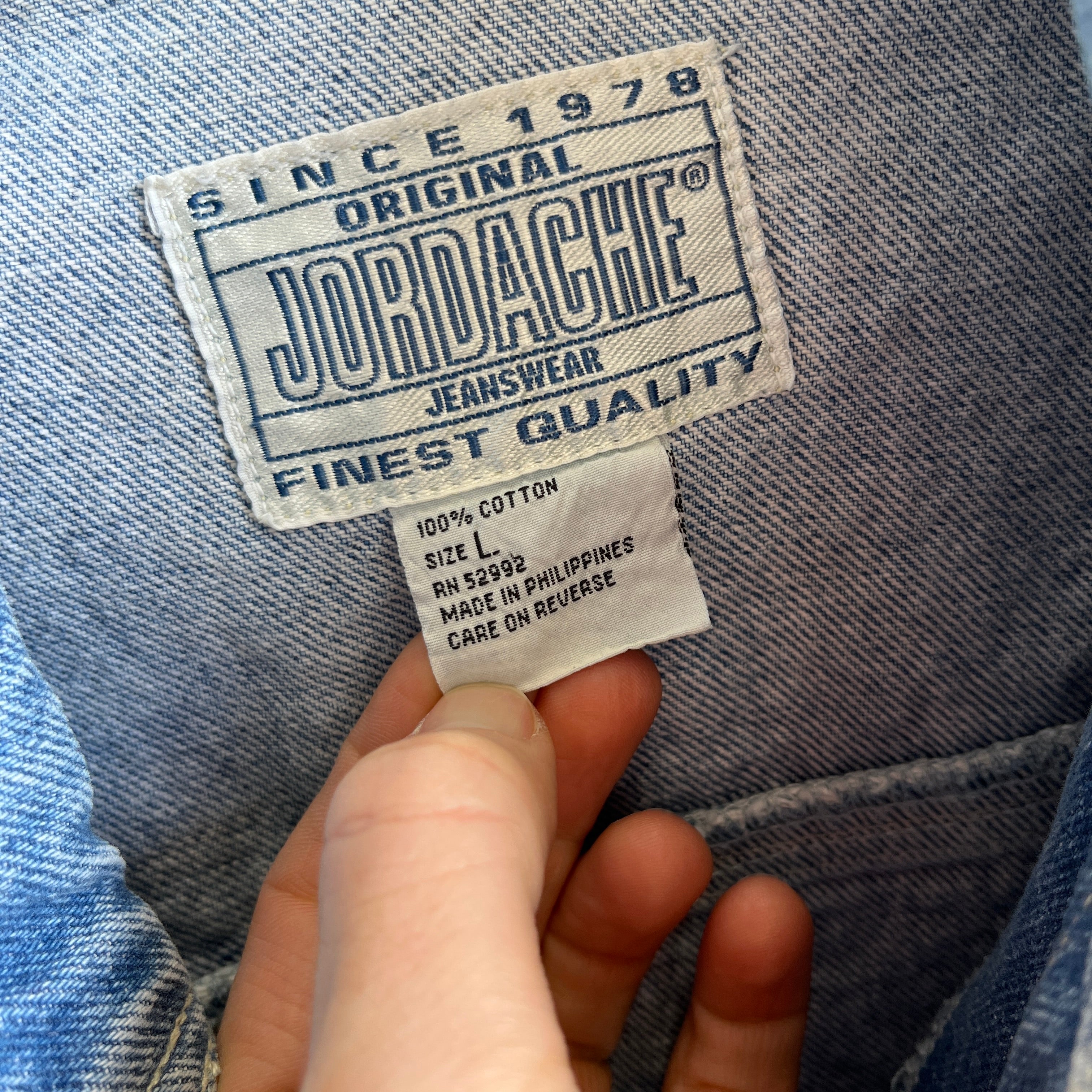 1990s Jordache *Dad* Denim Jean Jacket