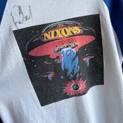 1995/6 The Nixons Tour Signed Baseball T-Shirt