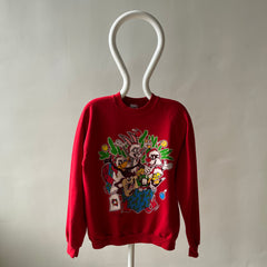 1993 Looney Tunes - The Whole Gang - Christmas Sweatshirt