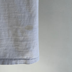 1980s St. Thomas Virgin Island Dusty White Tourist T-Shirt - So Worn, So Good