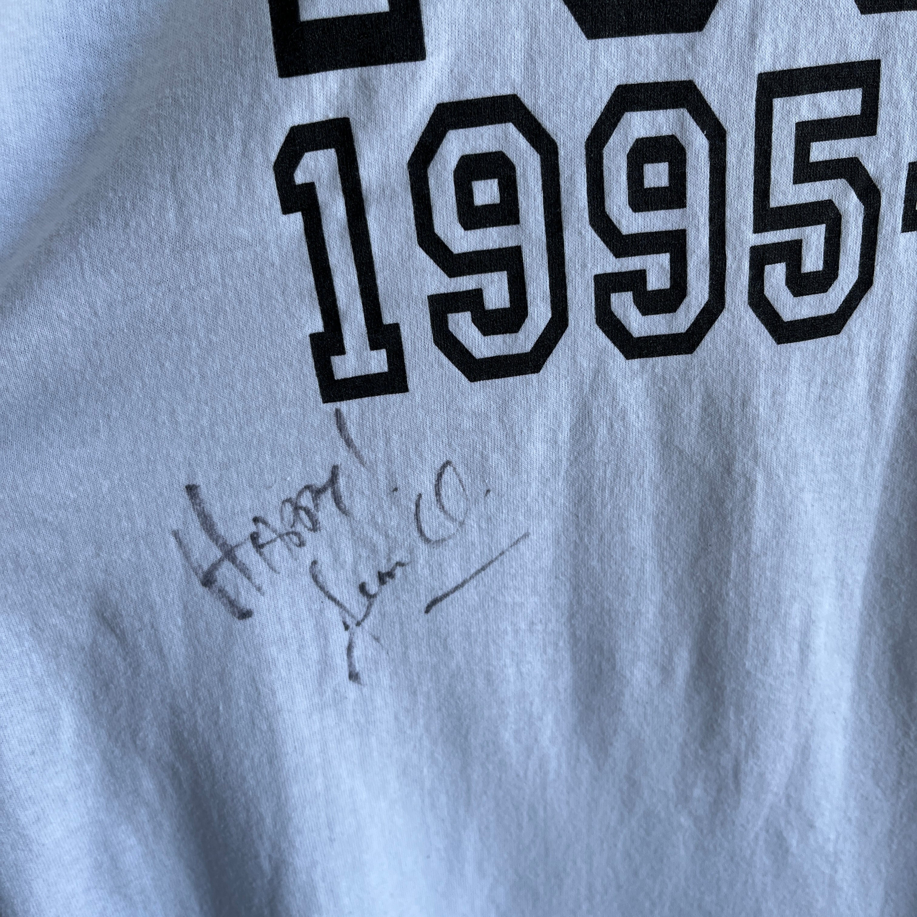 1995/6 The Nixons Tour Signed Baseball T-Shirt