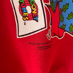 1993 Looney Tunes - The Whole Gang - Christmas Sweatshirt