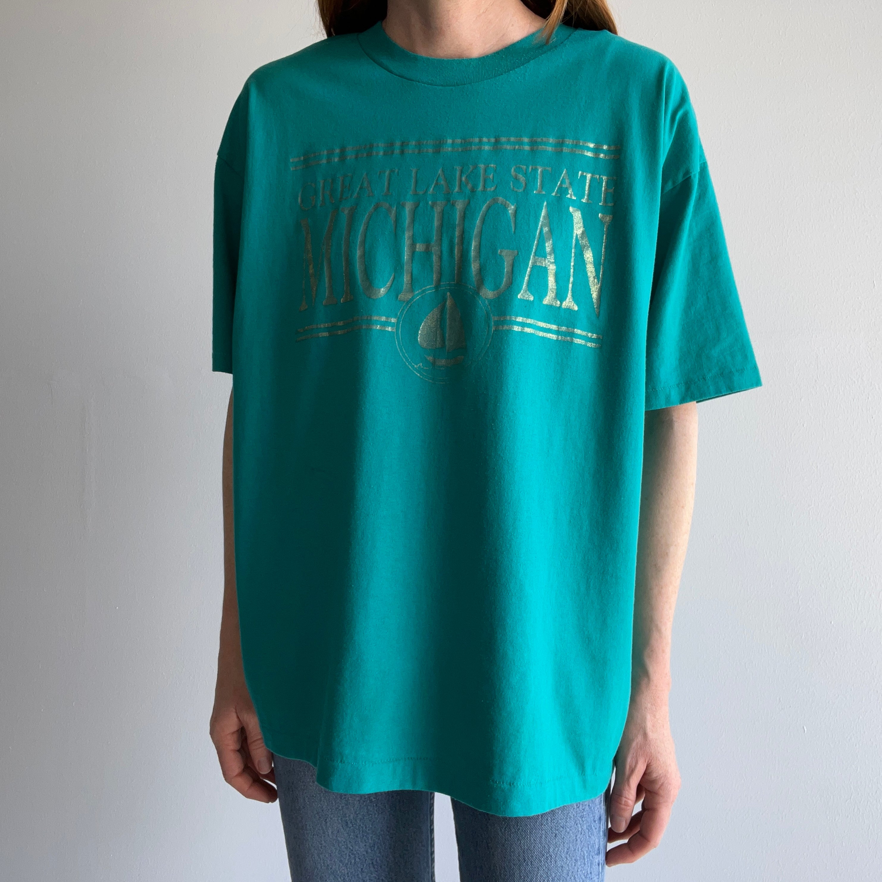 1990s Great Lake State Michigan T-Shirt
