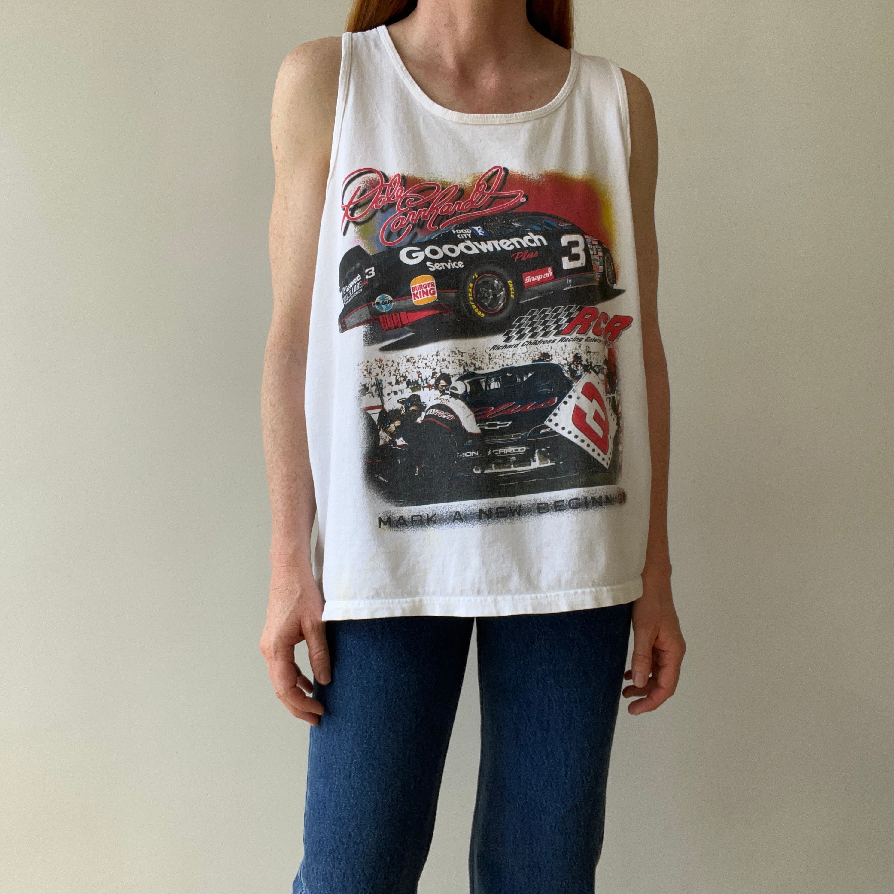 1990s Dale Earnhardt Nascar Tank Top - !!!