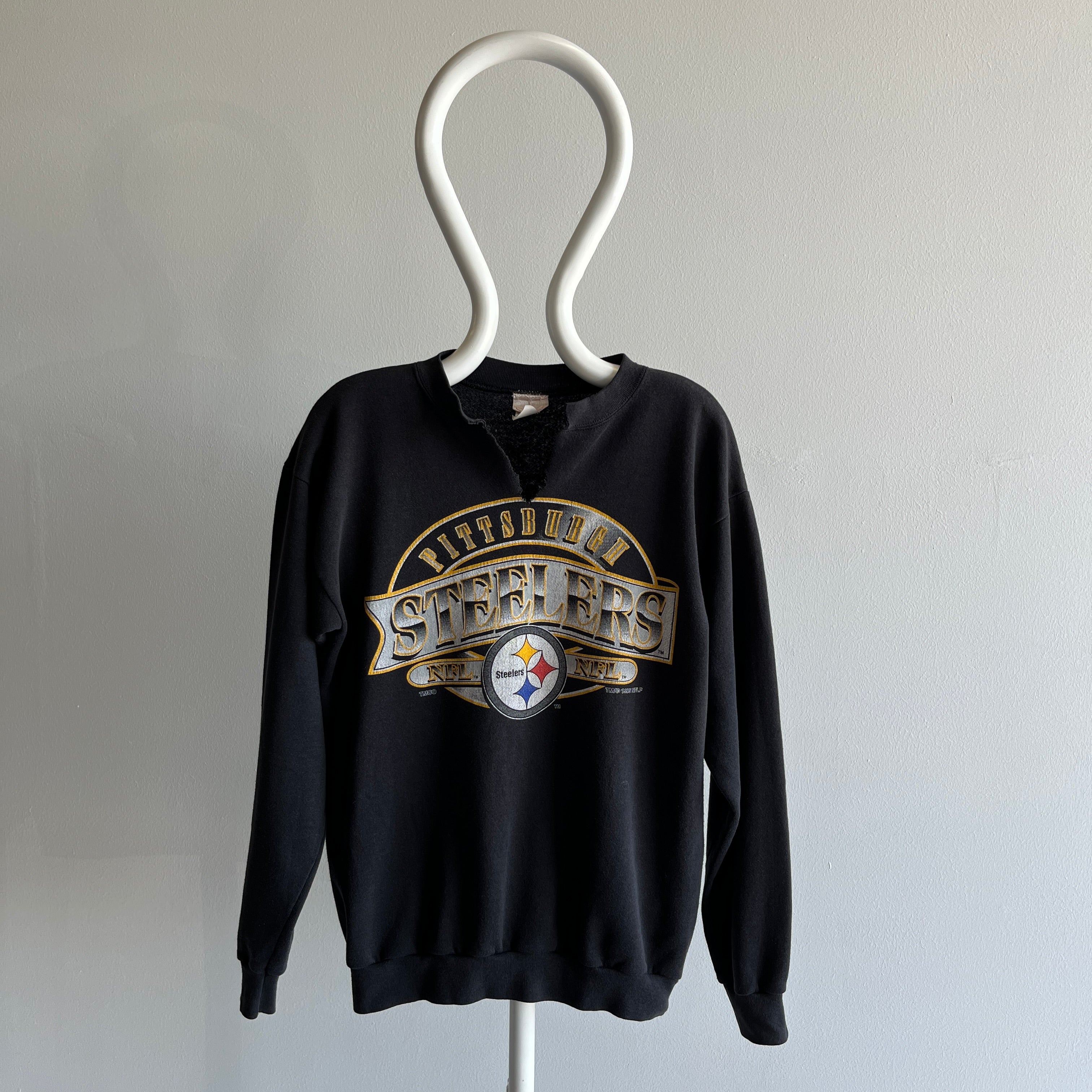 1990s Pittsburg Steelers Cut Neck Sweatshirt