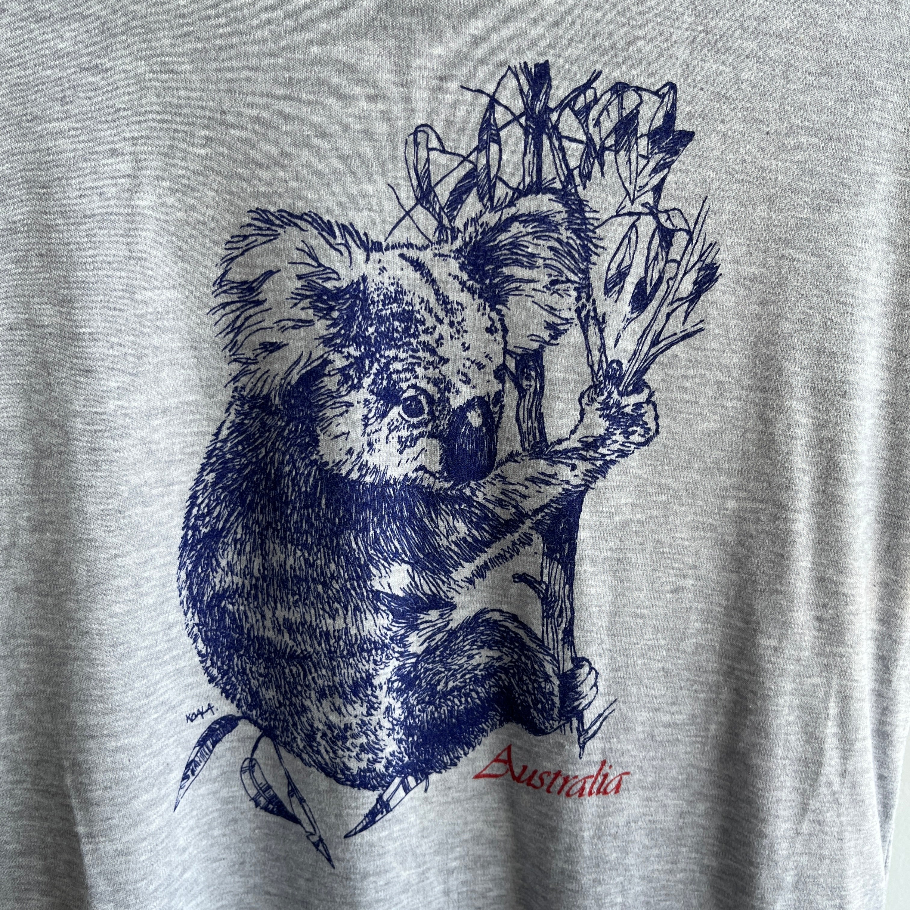 1980/90s Australia Koala T-Shirt with Side Seams