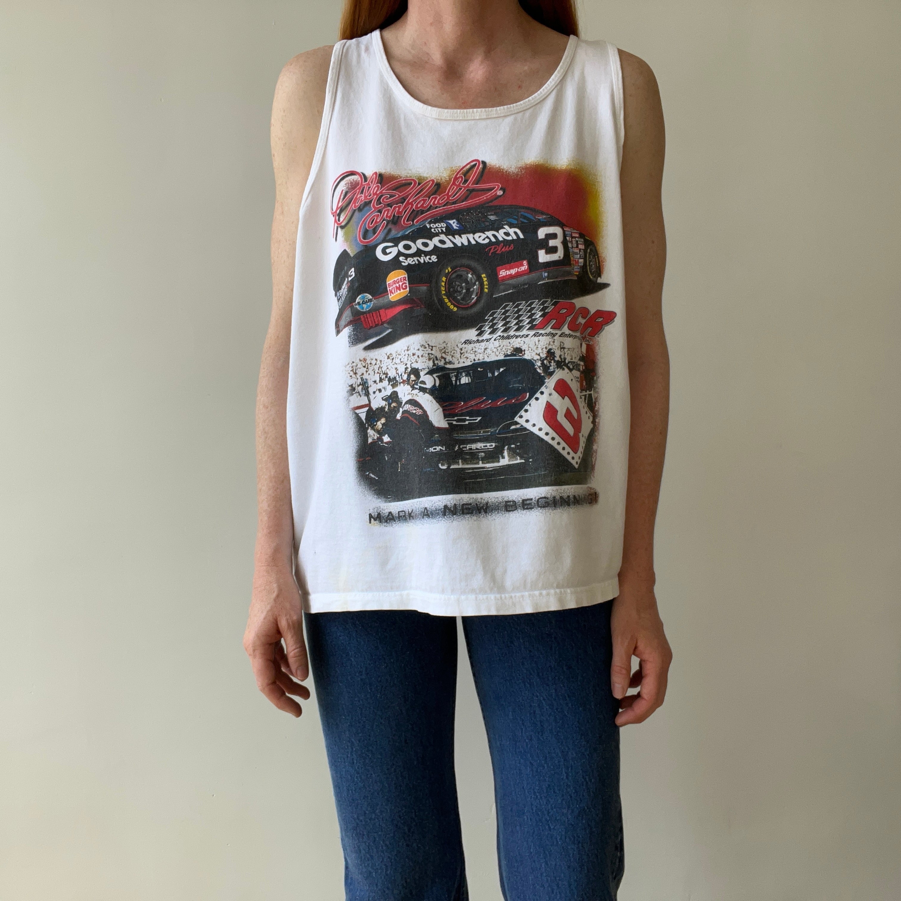1990s Dale Earnhardt Nascar Tank Top - !!!