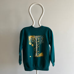 1980s Gold Leaf Tree Sweatshirt