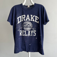 1970s Drake Relay Epically Paint Splattered T-Shirt by RUSSELL!!!!!!!!