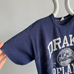 1970s Drake Relay Epically Paint Splattered T-Shirt by RUSSELL!!!!!!!!