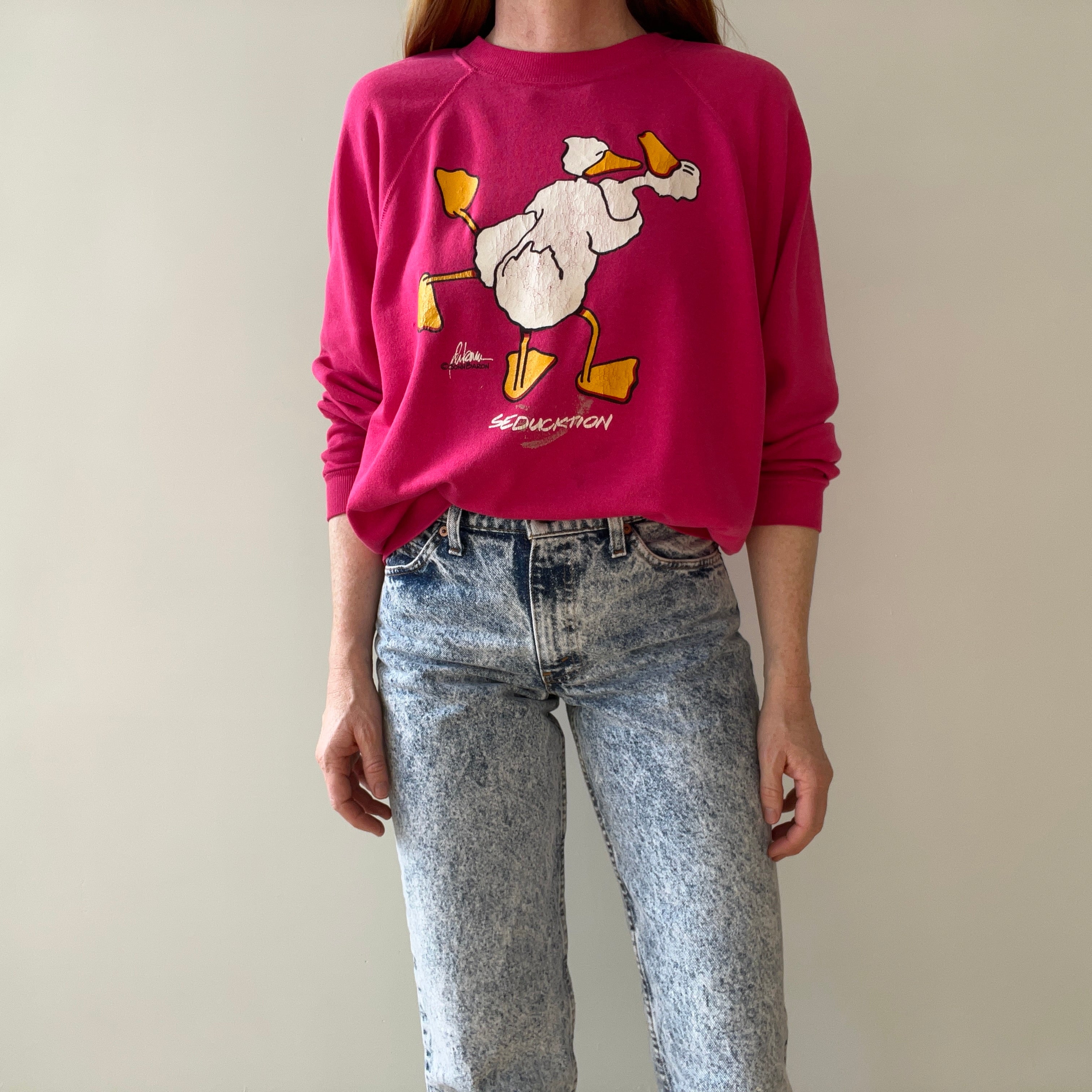 1980/90s Se(Duck)tion Sweatshirt - WOWOWOWOWOWOW