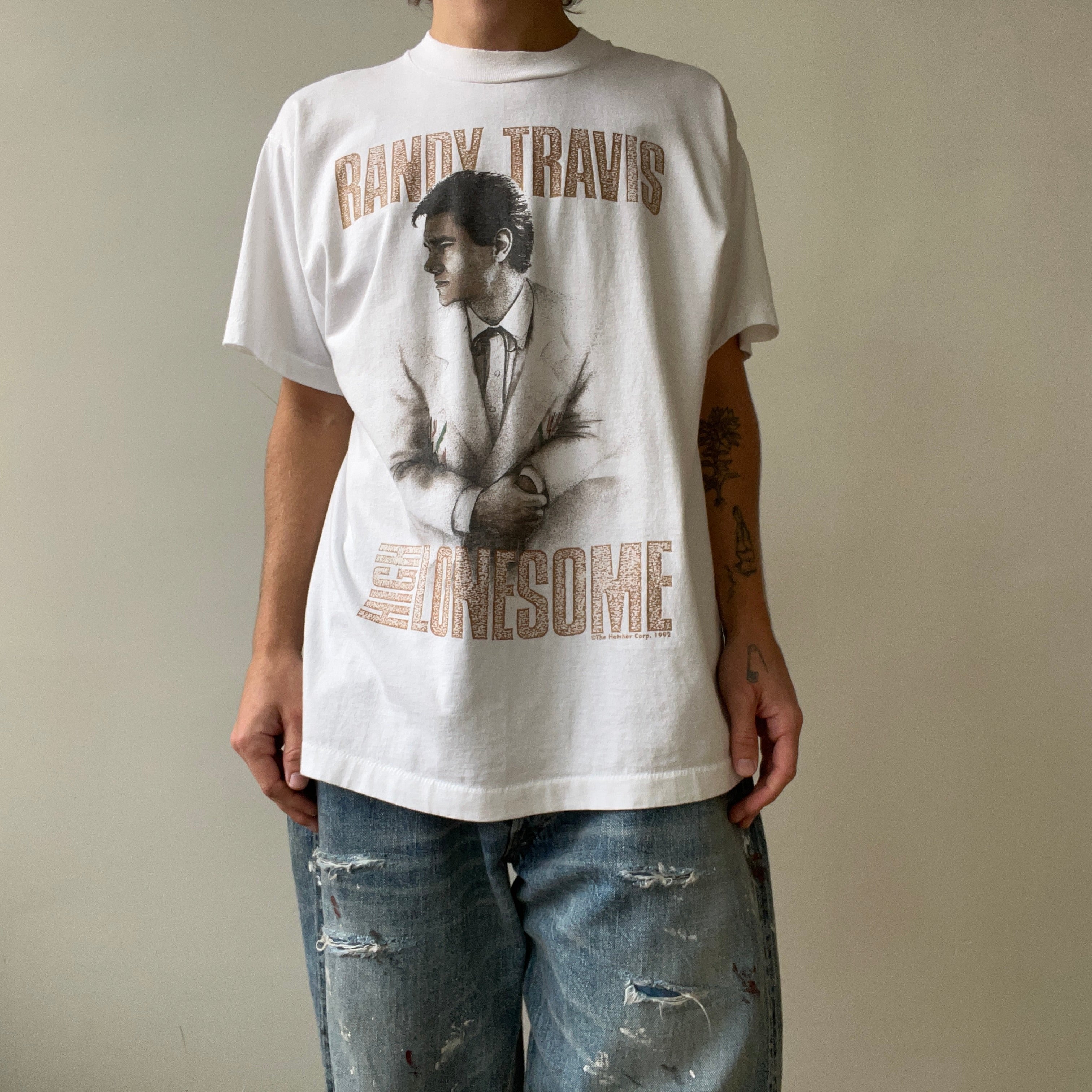 1992 Randy Travis Country Music High Lonesome T Shirt