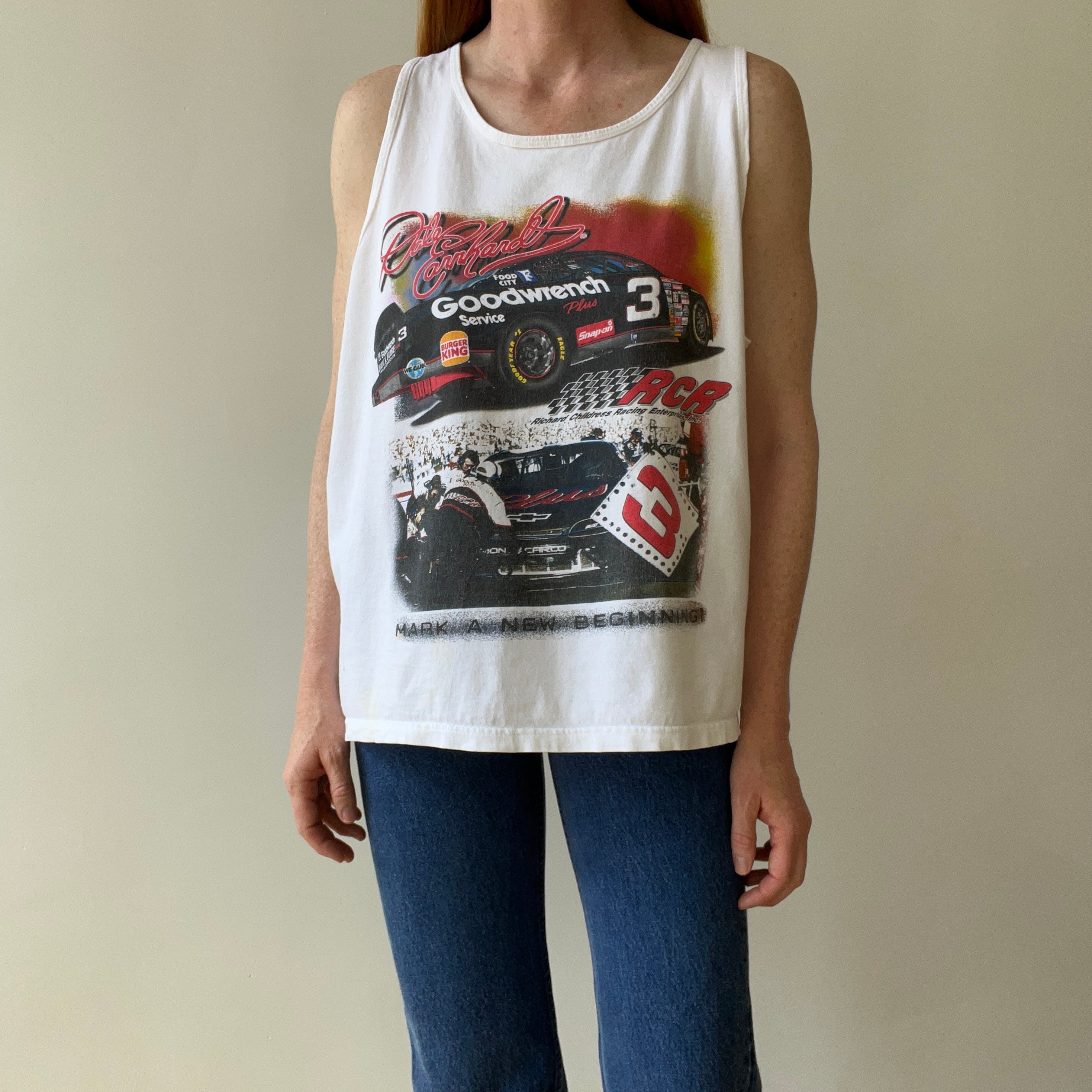 1990s Dale Earnhardt Nascar Tank Top - !!!